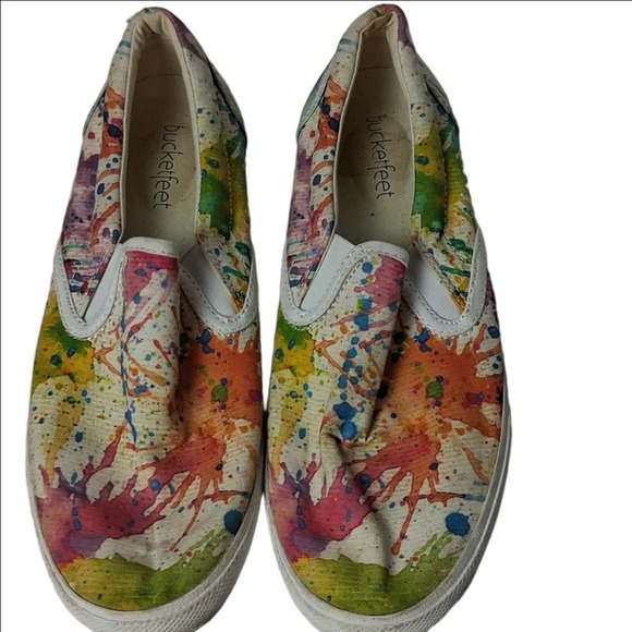 Bucket Feet Shoes - Bucketfeet Womens Size 8 slip on sneaker